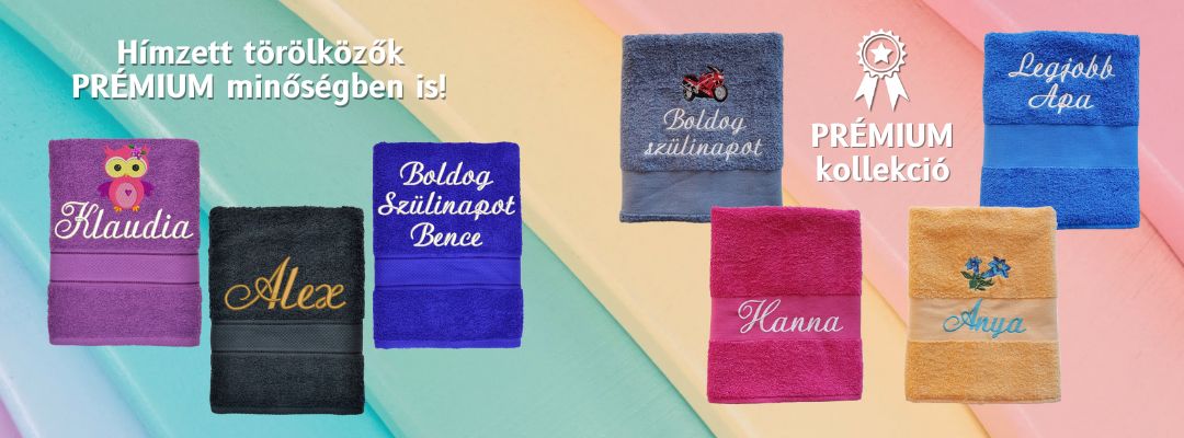 Hímzett törölközök prémium minőségben - himzetttorolkozo.hu