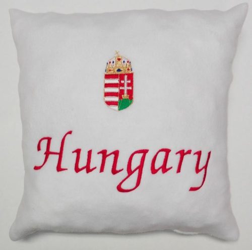 Hungary + címer, fehér