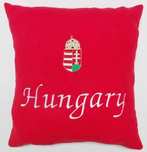 Hungary + címer, piros