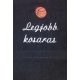 "Legjobb kosaras" felirattal + kosárlabdával hímzett törölköző, fekete – hímzett ajándék törölköző