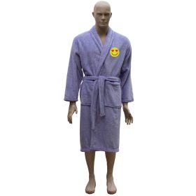 Hímzett, női hosszú fazonú köntös, lila S