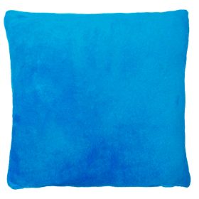   Tetszőleges, 2-3 szóval + mintával hímzett párna, türkizkék