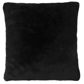   Tetszőleges, 2-3 szóval + mintával hímzett párna, fekete