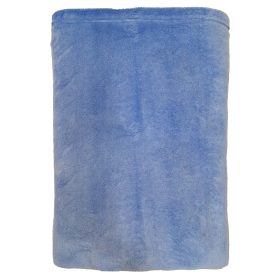 Tetszőleges névvel hímzett pléd, acélkék