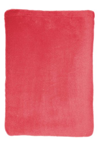 Tetszőleges névvel és mintával hímzett pléd, lazac, egyedi ajándékötlet