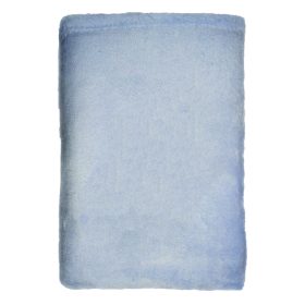 Tetszőleges 2-3 szóval hímzett pléd, világoskék