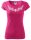 Kalocsai mintás női, környakú, pink póló XL