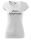 Feliratos hímzett női fehér póló 2XL