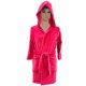 Hímzett, gyermek kapucnis köntös, pink 134-140