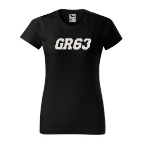 Hímzett Forma-1 póló + RUSSELL fekete-fehér, női XS