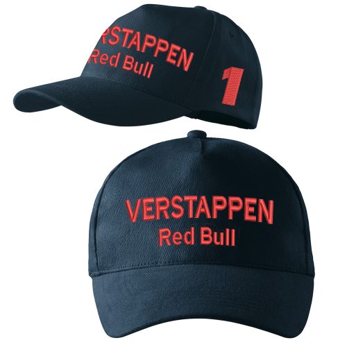 Hímzett Forma-1 baseball + VERSTAPPEN sötétkék, gyerek