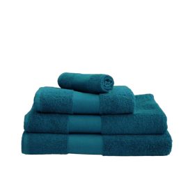   Neves, hímzett PRÉMIUM törölköző bármilyen névvel, TÜRKIZ KÉK