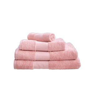   Hímzett PRÉMIUM törölköző 2-3 szavas felirattal + mintával, PÚDER