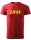 Hímzett Forma-1 póló + HAMILTON piros-sárga, férfi 4XL