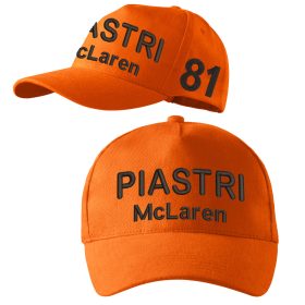 Hímzett Forma-1 baseball + PIASTRI narancs, unisex