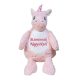Hímzett plüss unicornis, névvel vagy felirattal