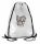 Zsinóros, vízlepergetős táska, FEHÉR