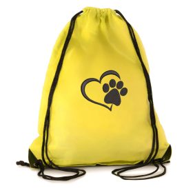 Zsinóros, vízlepergetős táska, SÁRGA