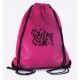 Zsinóros, vízlepergetős táska, PINK
