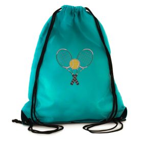 Zsinóros, vízlepergetős táska, TÜRKIZ