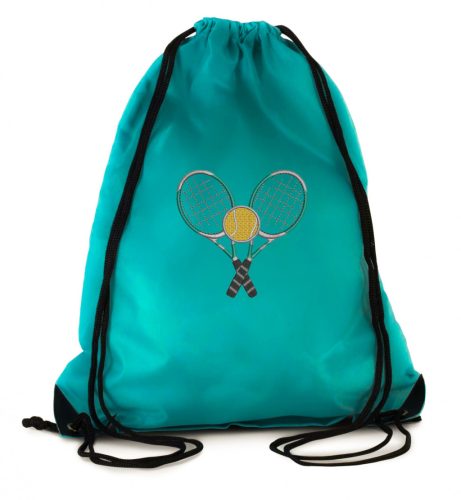 Zsinóros, vízlepergetős táska, TÜRKIZ