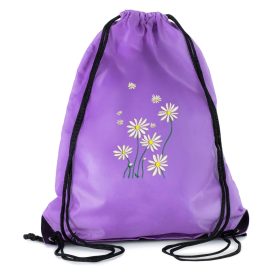 Zsinóros, vízlepergetős táska, LILA