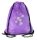 Zsinóros, vízlepergetős táska, LILA