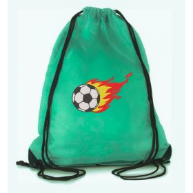 Zsinóros, vízlepergetős táska, ZÖLD