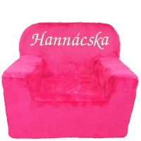 Neves, hímzett gyermekfotel
