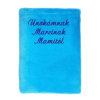 2-3 szavas, hímzett plédek