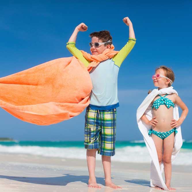 Neves törölközők gyerekeknek: játékos és praktikus